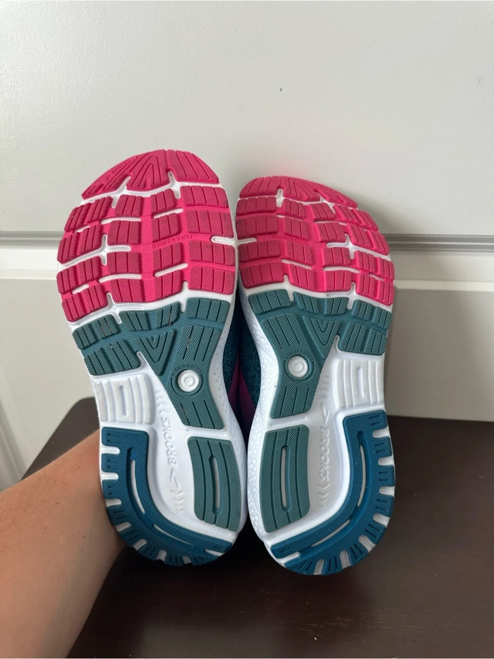 Brooks Women's Ghost 16 GTX Running Shoes Moroccan Blue/ Pink Size 8